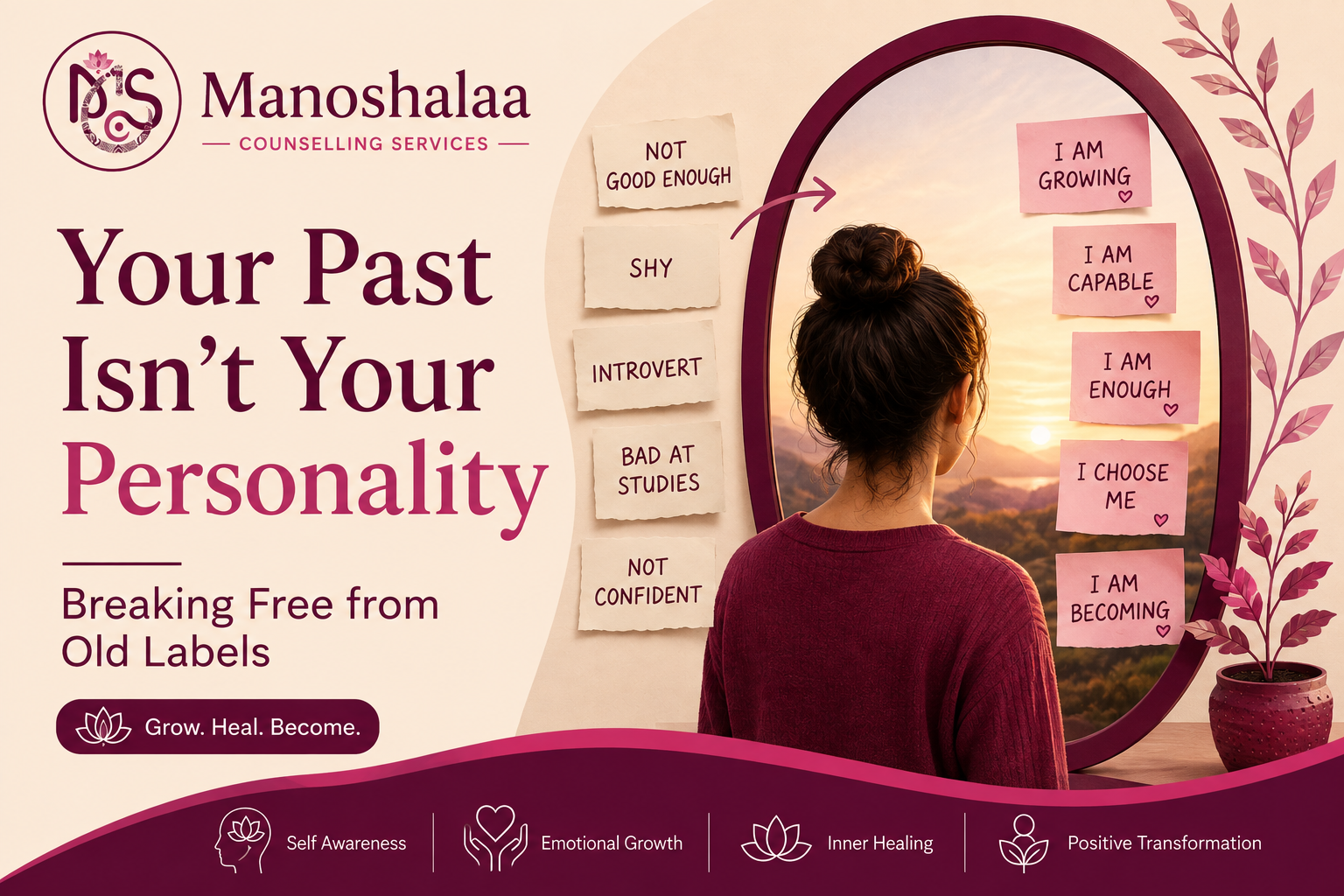 Your Past Isn't Your Personality: Breaking Free from Old Labels